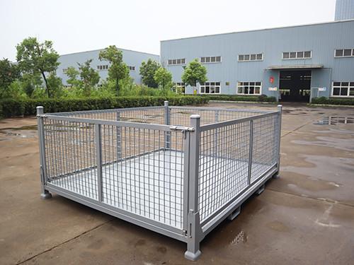 Heavy Duty Foldable Pallet Cage 1000-2000kg Load Bearing ISO9001 Certified
