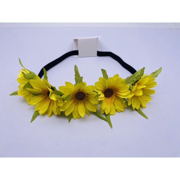 Tissu de fête cheveux de fleurs accessoires cheveux cravate légers toutes les