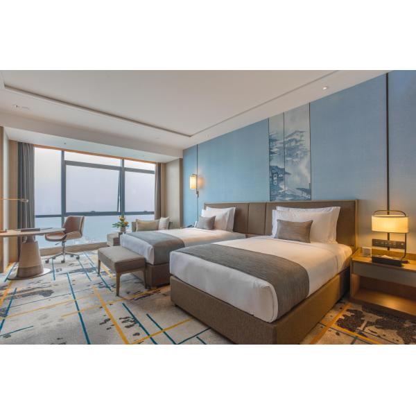 Modern Style Hotel Bedroom Room Furniture Set, Applicable To Hotel Standard Rooms
