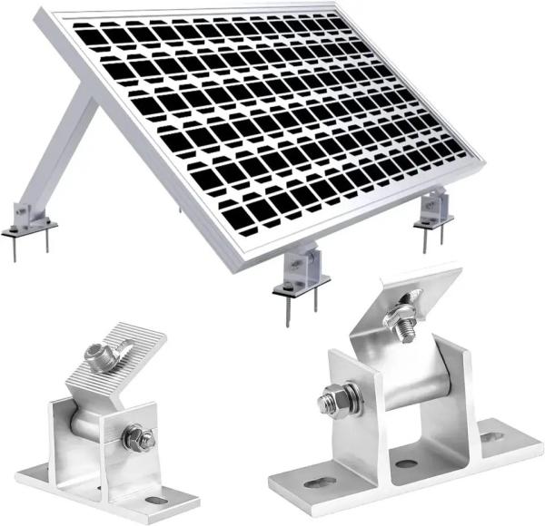 Adjustable Solar Metal Roof Bracket for RV System Aluminum Energy Solar Ground Product