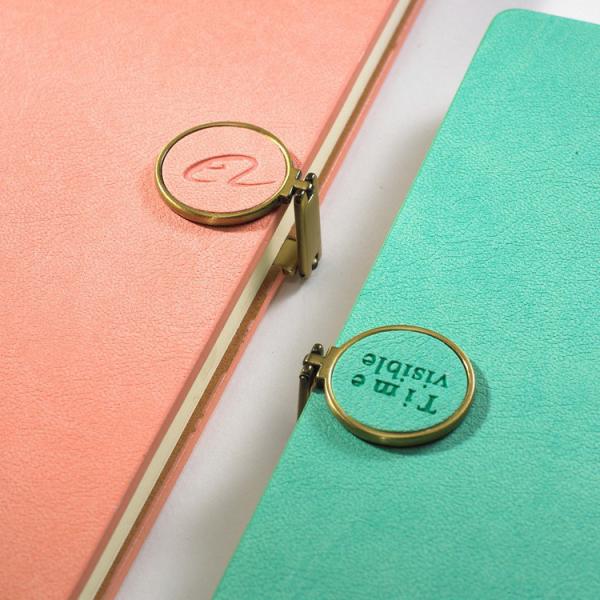 128гм Мат арт-бумага Интерьер Custom Luxury PU Leather Embossing Notebooks для офсетной печати CMYK