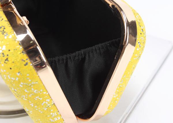 Fashion product ladies mini handbags pu glitter leather clutch bags evening bag