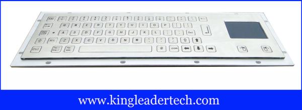 Teclado Vandalproof do quiosque da montagem do painel com nivelado/horizontalmente chaves e Touchpad