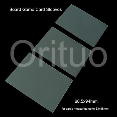 Capas de jogo de tabuleiro foscas sem ácido capas protetoras de deck 66,5x94mm