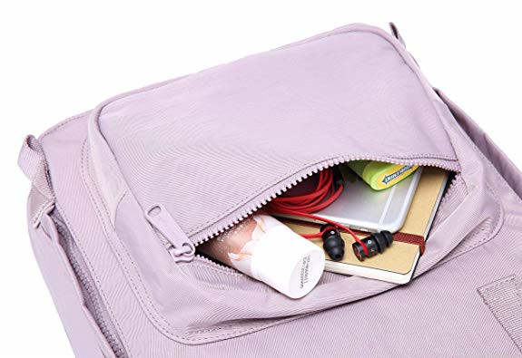 Water Resistant Canvas Backpack School Bags For College Students Lightweight