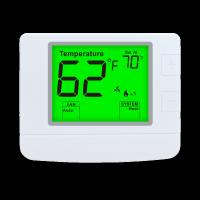 Termostato de ambiente digital não programável para ventiloconvector, 24V, 2 calor, 2 frio