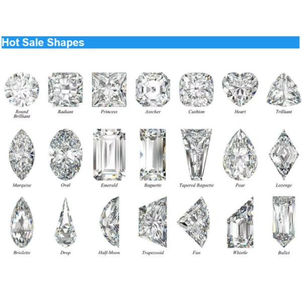 Обручальное кольцо Белый свободный мойсанит Алмаз 0,9 мм - 3 мм Кубический циркония