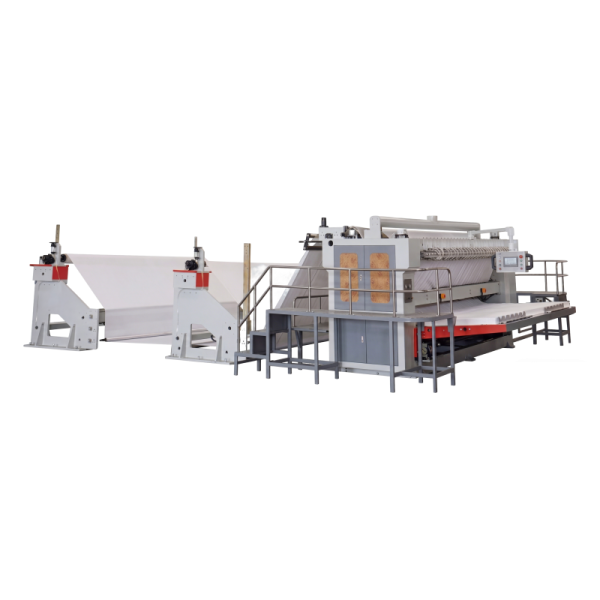 Unwinding Stand Units 1 to 5 V Fold Facial Tissue Making Machine Featuring Steel To Steel or Steel To Rubber Embossing Unit for Tissue Production