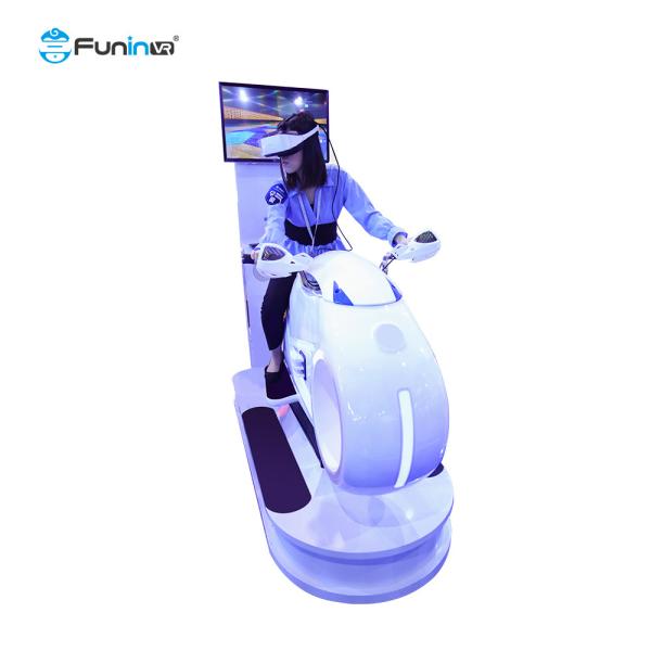 9D VR Racing Moto Simulator with HD Surround Sound and 360 Degree Motion