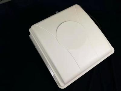 Long Range UHF Tag Reader For Vehicle Access Square Box Shape White Color