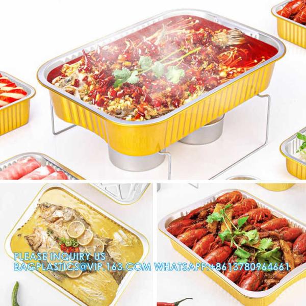 3300ml/7.25LB, Sturdy Aluminum Foil Pans With Lids For Cooking, Baking, Reheating, Freezer, Oven, Recyclable