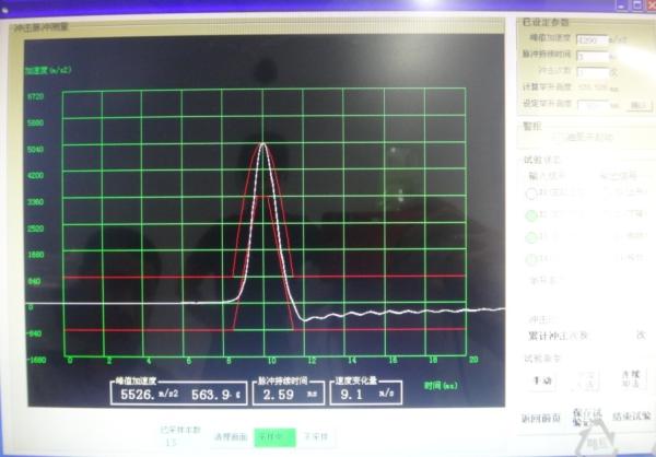 Mechanical Shock Test Equipment For Battery Safety Test With Acceleration 1500g