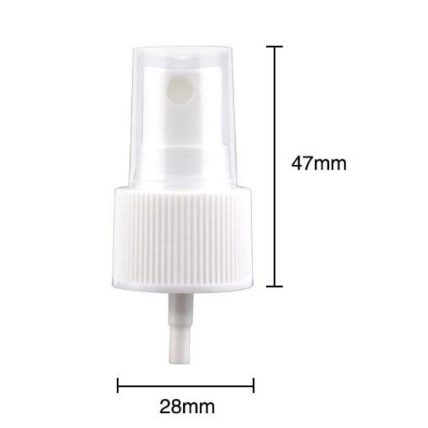25/410 Transparent Black White Fine Mist Sprayer Unconventional
