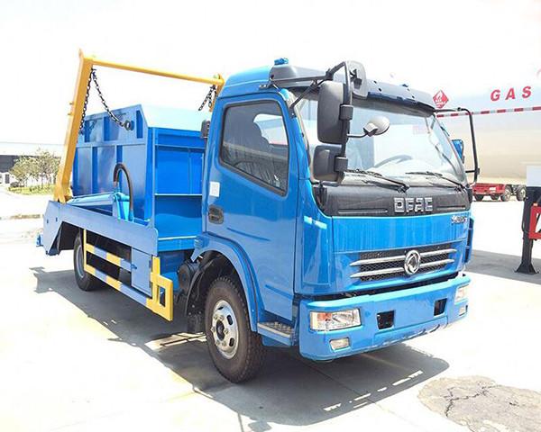 Tipo caminhão de lixo 4x2 do combustível diesel da gestão de resíduos com capacidade do motor 95hp