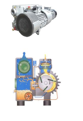 Rotary Vane Vacuum Pump Set Two Stage 11.5KW High Pumping Speed  300L/S