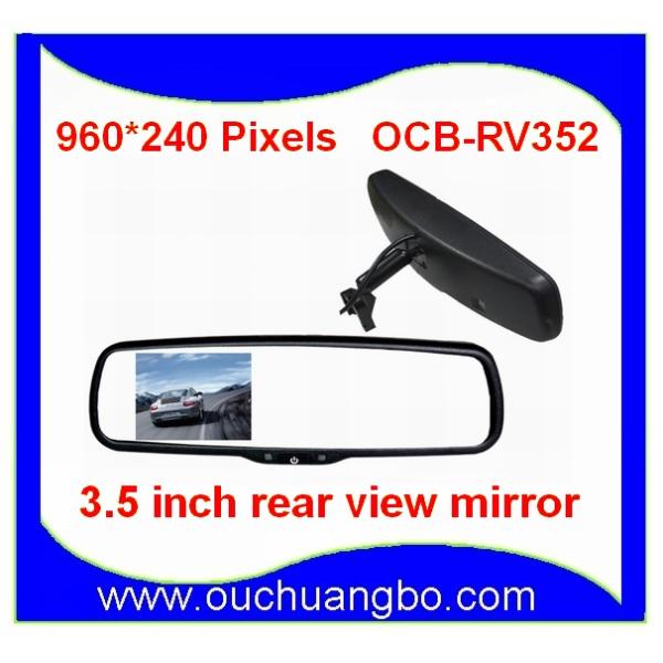 Ouchuangbo 3.5 inch digital screen Rear view mirror 960*240 automatic signal detection OCB-RV352