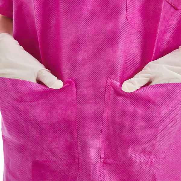 Short Sleeve Doctor Disposable Scrub Suits XL L M SMS