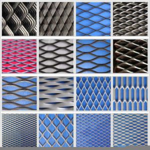 Filter Steel Mesh Aluminum / Stainless Steel / Titanium / Lead / Nickel Expanded Metal Mesh Diamond Purification Filter