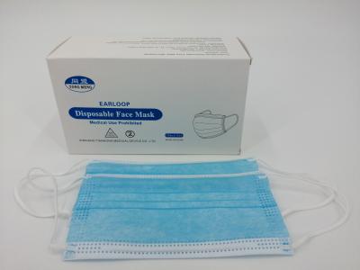 Máscara protetora não tecida da dobra 50pcs/Box Earloop de BFE≥98% 3