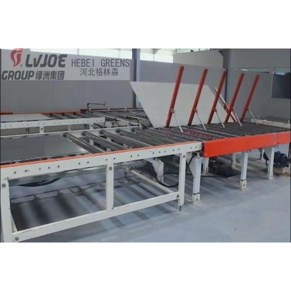 1200*600mm Fully Automated Gypsum Ceiling Tiles Making Machine With Water Glue For PVC Film