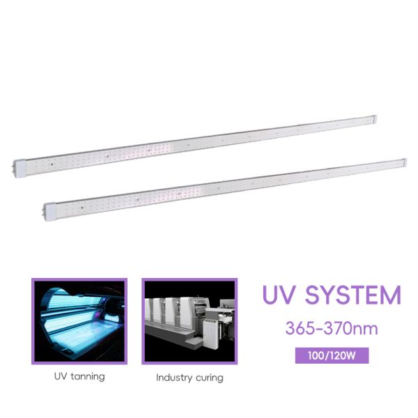 LEARNEW High Power 100W -120W 365-370nm UV LED for Skin Treatment Spectral Detection & Fluorescent Reaction