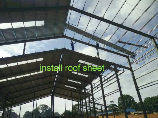 Prefabricated Steel Structure Warehouse with Sandwich Panel Walls