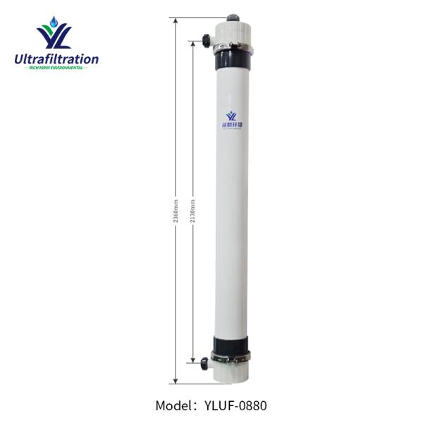 PVDF Filter Ultrafiltration System Washable Hollow Fiber Membrane UF Membrane Pressure Vessel PLC Water Treatment Machinery