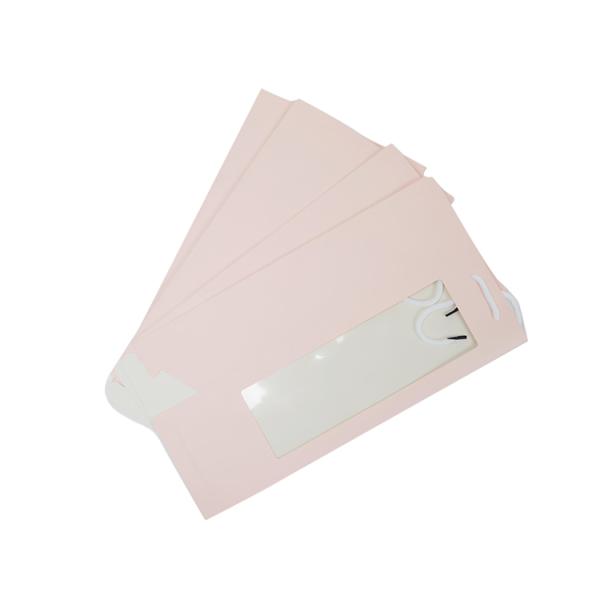 Настроенный логотип Ручной цветочный букет Розы Подарочный ящик в конусе Одно длинное стебле Розы цветочный упаковочный ящик