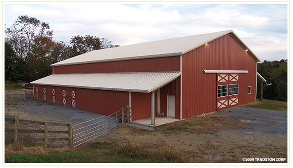 Prefabricated Steel Structure Horse Barn - Durable Metal Horse Stables