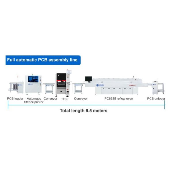 Compact Industrial SMD Pick and Place Machine TC06 Chip Mounter for PCB Assembly Line