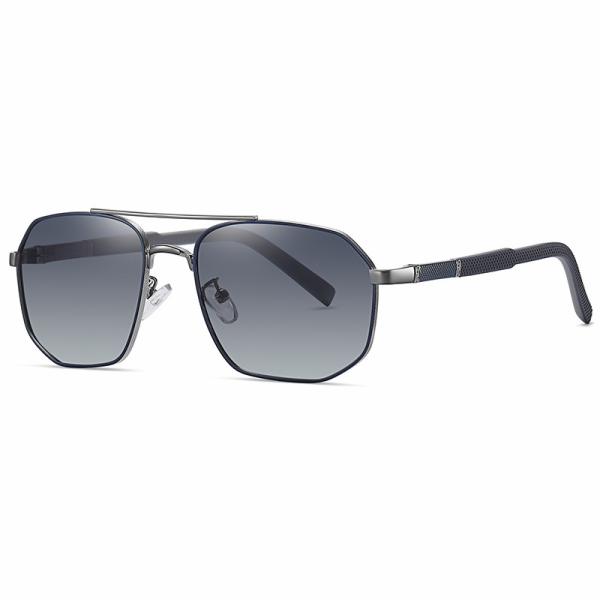 Men'S Metal Frame Sunglasses Multilateral OEM With 58mm Lens