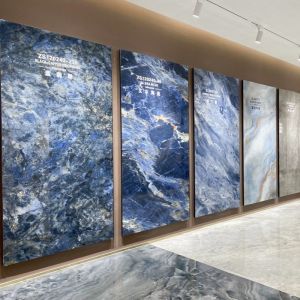 Glossy Marble Bamboo Charcoal Board Veneer Marble Fiber Wall Panel Bamboo