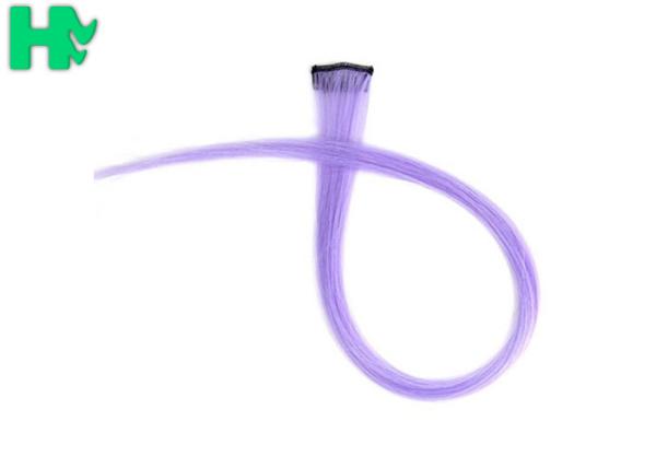 18 Inch Fiber Optic Hair For Girls Flashing Wig Braid Festive Party Decoration