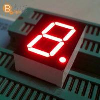 Display LED de 7 segmentos de um só dígito de 0,8 polegadas, com catodo vermelho