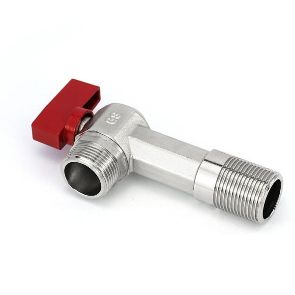 Le matériel d'angle usine l'OEM en laiton du robinet à tournant sphérique de décompression TNP/fil de BSP