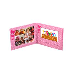 7 inch LCD media player brand video brochure invitation card for business
