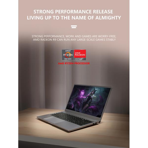 8 mm d'épaisseur 64 gb Ssd Ultra Thin Laptop IPS Panel 15.6 pouces ordinateur portable pour bureau