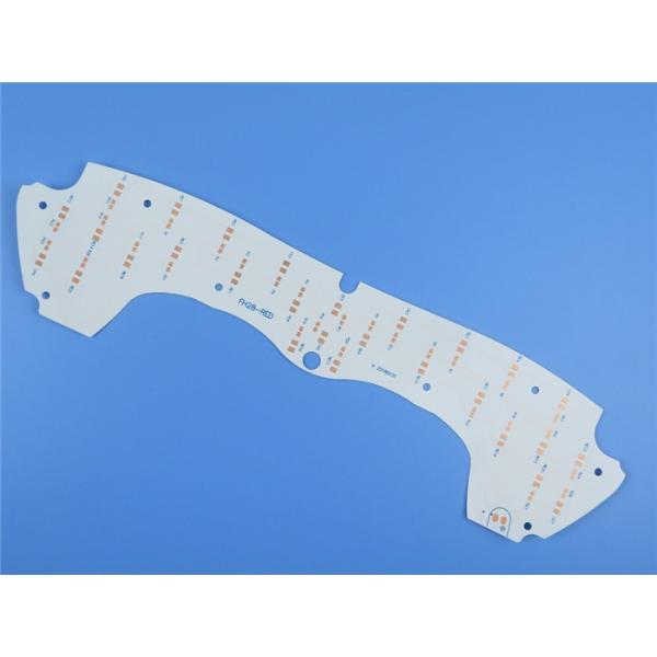 Тонкая плата с печатным монтажом FR-4 PCB 0.2mm с белой маской припоя и OSP