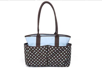 Fashion designer baby diaper bags Black Yummy Mummy Changing Bags with Dots Printed