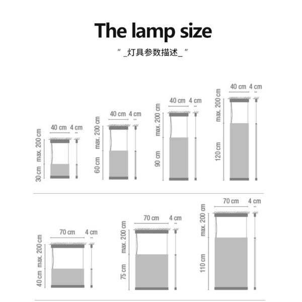 Винтажный искусство ткань Свет Зен чайная комната Гостиница Гостиница Ресторан Подвесная лампа