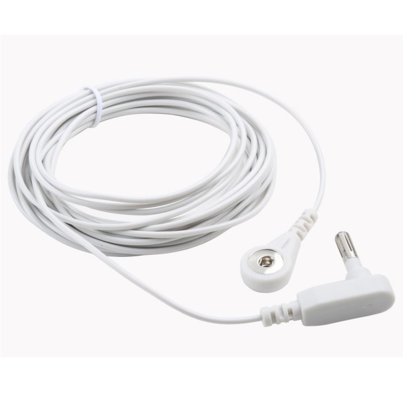 Factory 15ft Grounding Wired Earthing Cord ESD Antistatic Wrist Strap for Grounding Bed sheet Pad