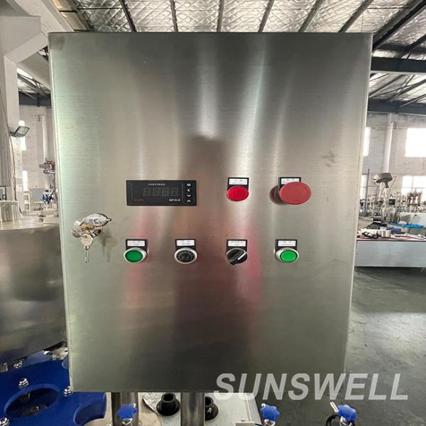 150mm Carbonated Capping Beverage Can Machine 50pcs / Min Soda Water Can Filling