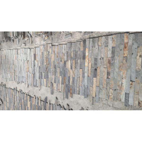 Natural Slate Cultured Stone Panels Rust Stone For Indoor Outdoor Wall
