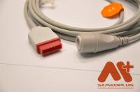 Câble 2021197-001 de 11 bornes GE Marquette To Edwards Ibp Transducer