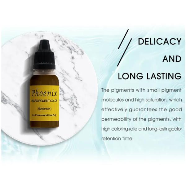 Чернила татуировки макияжа цвета пигмента татуировки брови метки частного назначения 15ml постоянные