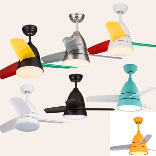 C.A. de poupança de energia operada remota decorativa 110-240V do fã de teto do agregado familiar