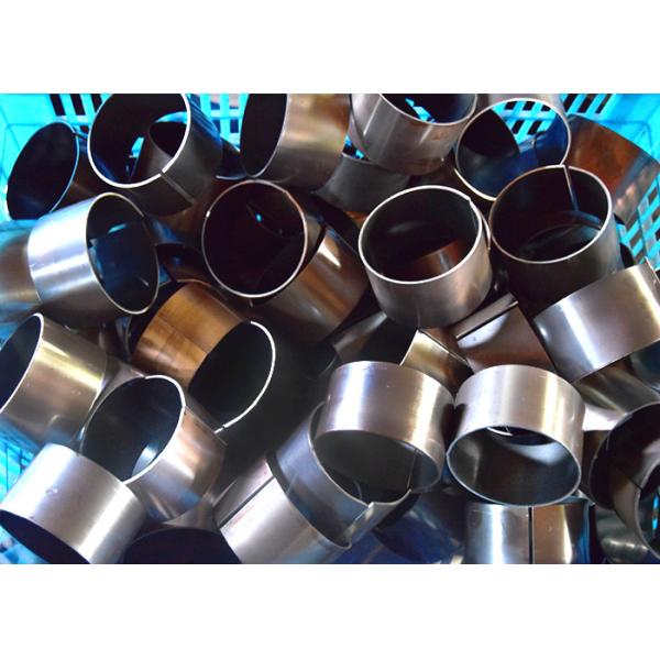Carbon Steel Base Sintered Self Lubricating Bushes / Oilless Dry Brass Self Lubricating
