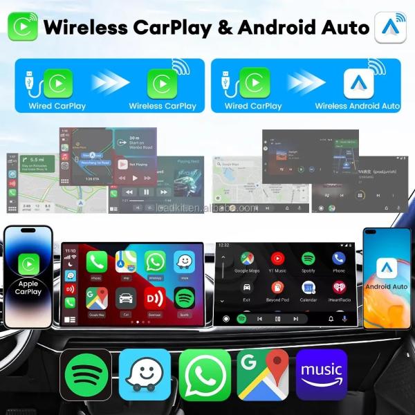 HD2Cp Pro Cars TV Carplay Ai Box Wireless Carplay OEM Style 2.4G Wireless Adapter for Android Auto Car