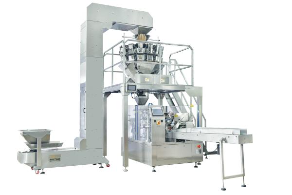 Máquina de alimentação de sacos de aço inoxidável 304 15-35 embalagens/min Siemens PLC