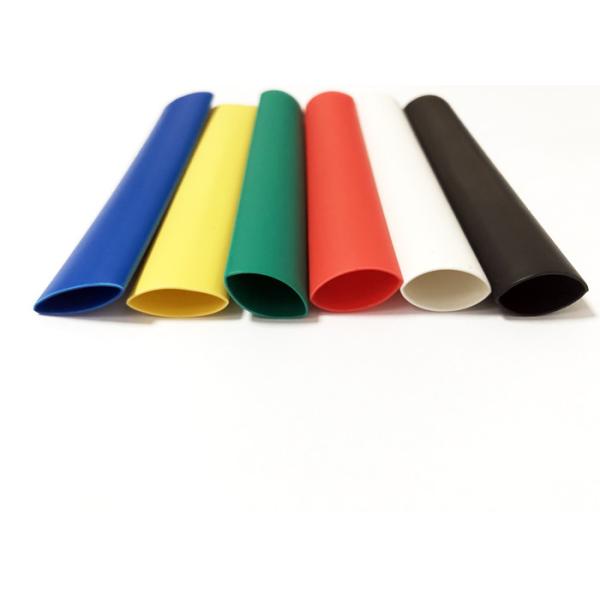 3/1 4/1 Ratio 6.4mm Colourful Waterproof Dual Wall Adhesive Heat Shrink Tubing For Electrical Wires